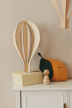 3D Wooden Ceiling Decoration - Set of 3 Hot Air Baloons