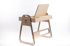 Adjustable Children Montessori Table and Chair Set Julle - Mint Green