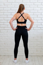 Sports Bra 'Zipper Heaven' Black
