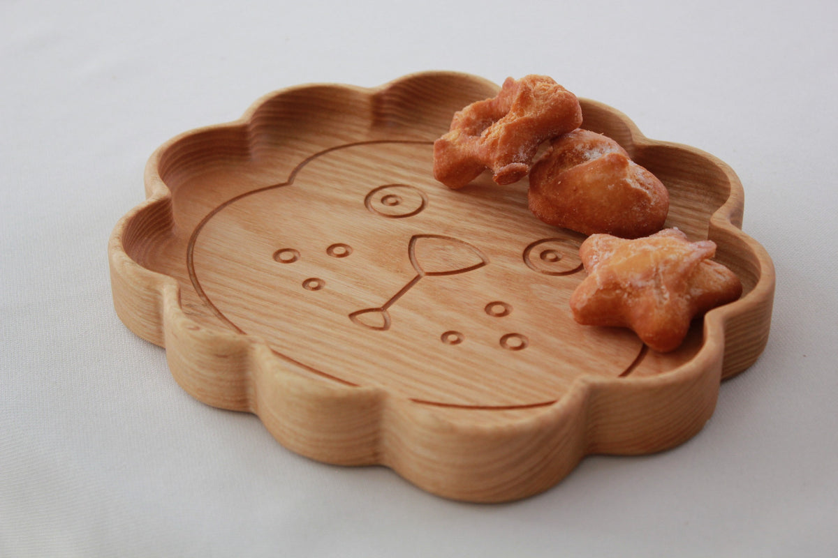Wooden Plate For Kids - Lion