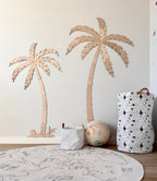 Wooden Wall Decor - Set of Two Palm Trees